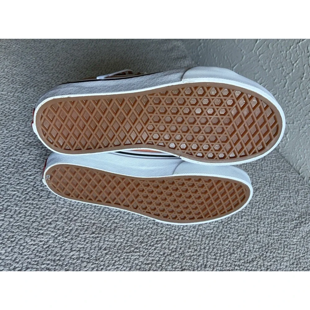 Vans Sk8-Hi Reissue Side Zip Kids Size 3 Sun Baked Orange High Top